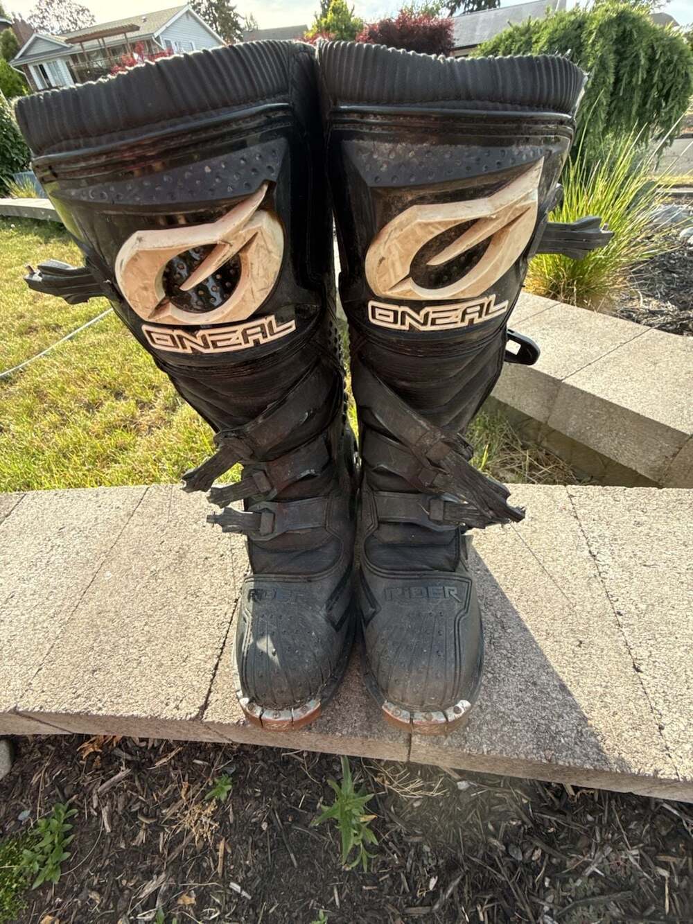 O'Neal Rider Motocross Boots Black Size 12